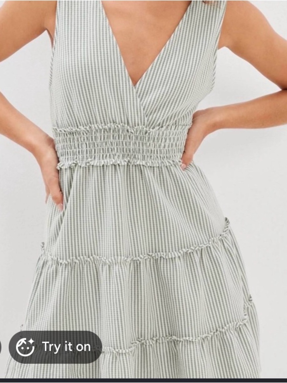 AE Striped Tier Dress